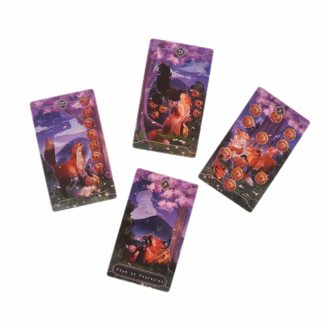 季節と狐 タロットカード オラクルSEASONAL FOX TAROT キツネ エンタメ/ホビーのテーブルゲーム/ホビー(その他)の商品写真