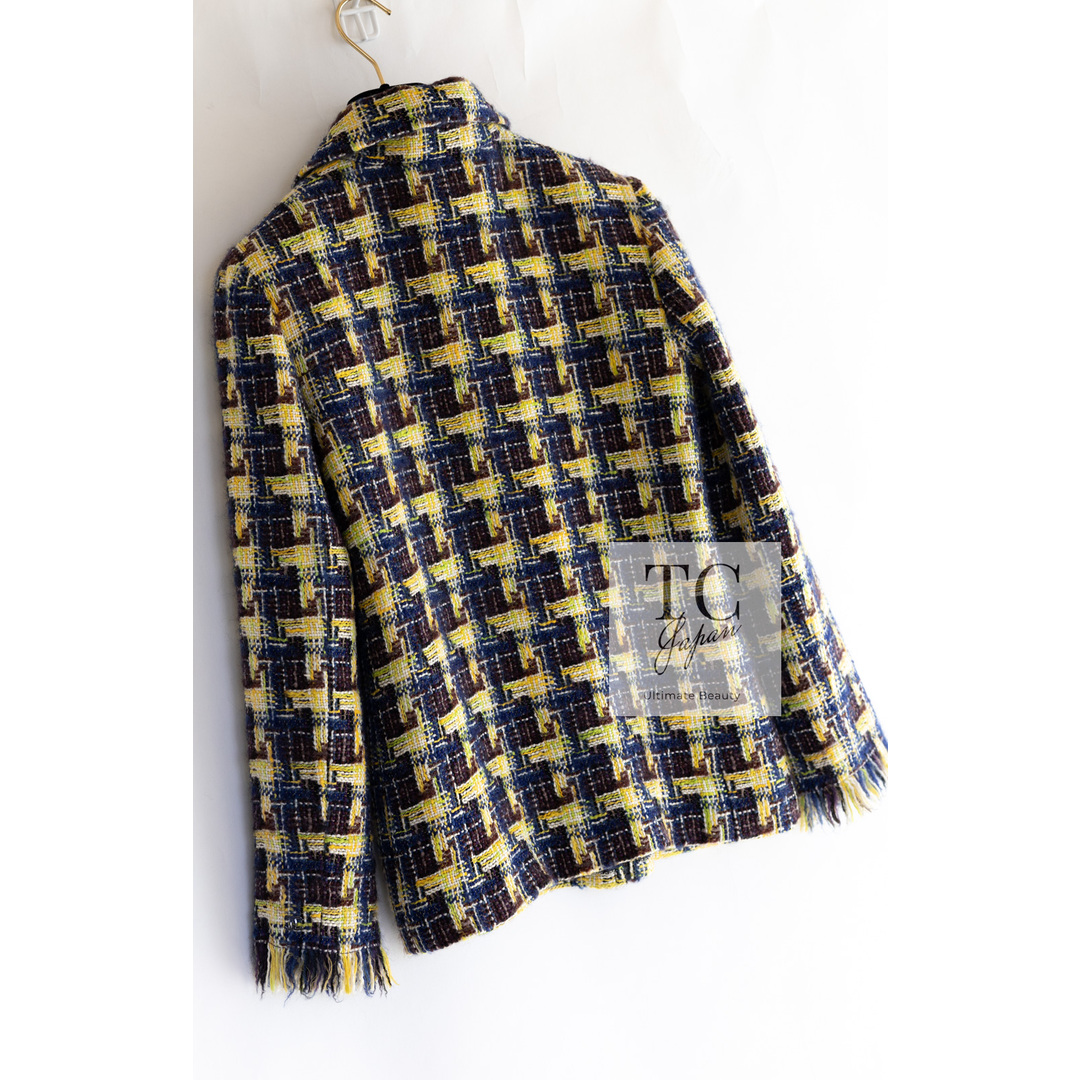 CHANEL - シャネル ジャケット 36 CHANEL イエロー ウール CHANEL - シャネル ジャケット 36 CHANEL イエロー ウール