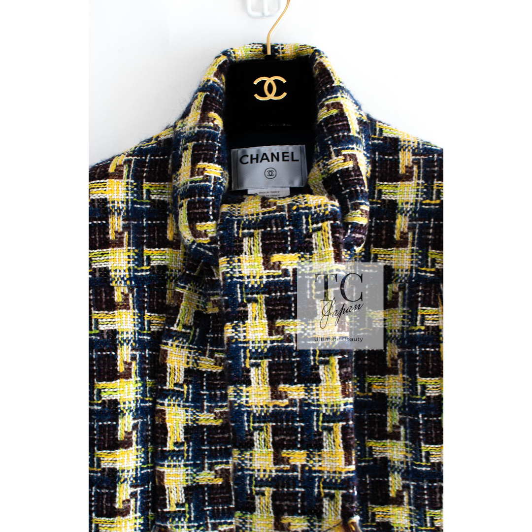 CHANEL - シャネル ジャケット 36 CHANEL イエロー ウール CHANEL - シャネル ジャケット 36 CHANEL イエロー ウール