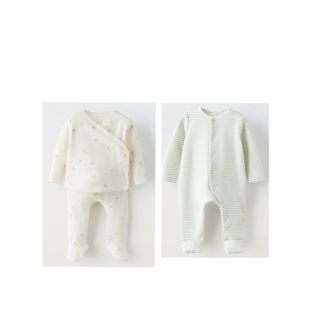 ザラ(ZARA)のZARA baby ザラベビー ロンパース セットアップ 0-1y 56(ロンパース)