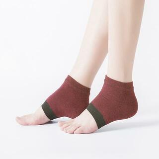 【並行輸入】かかとケア 靴下 2足セット sock11(フットケア)