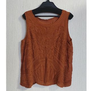 GRACE CONTINENTAL - グレースコンチネンタル刺繍ノースリーブ