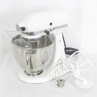 キッチンエイド KSM150WH ホワイト スタンドミキサー Kitchen Aid 本体(ジューサー/ミキサー)