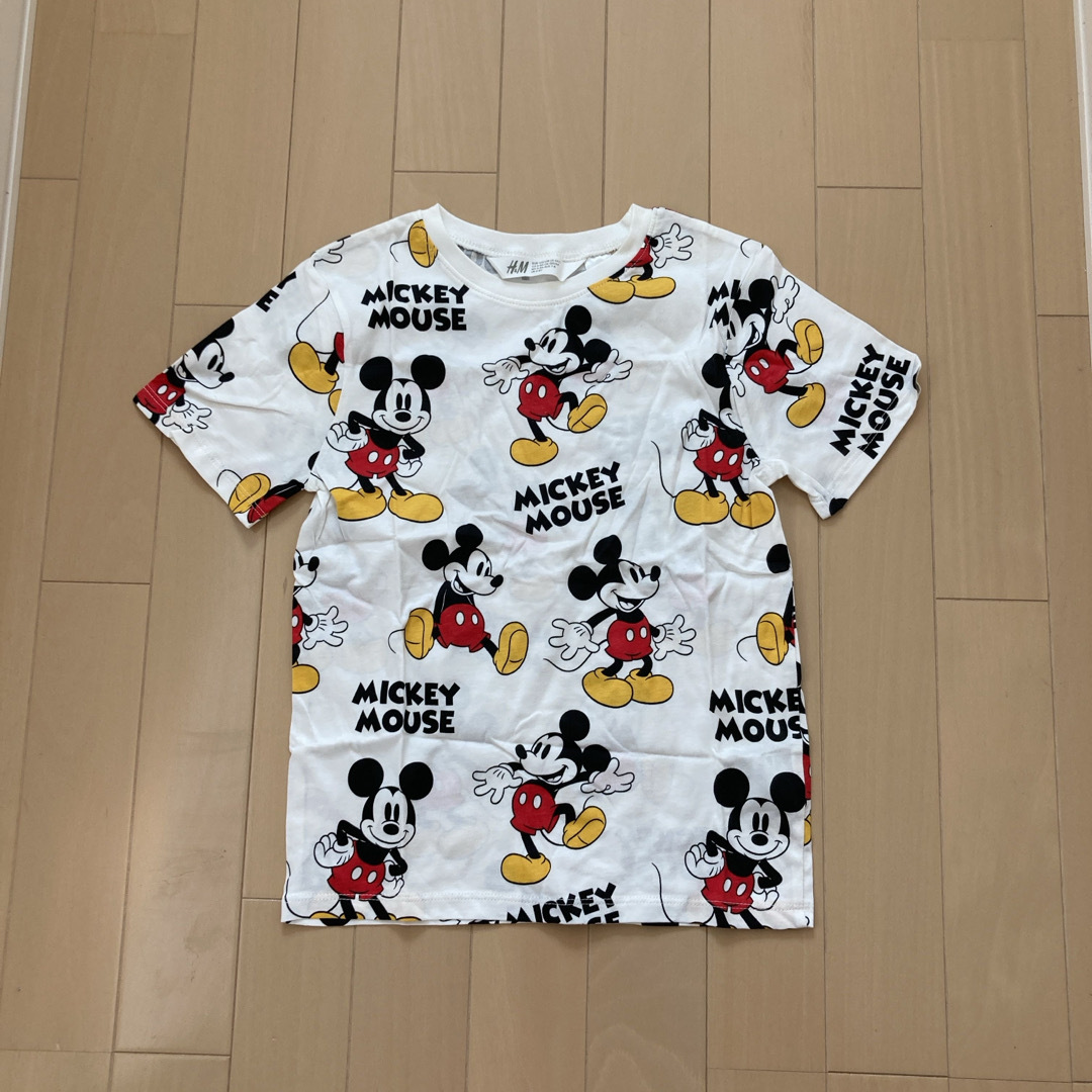 H&M(エイチアンドエム)のミッキー  tシャツ 120 キッズ/ベビー/マタニティのキッズ服男の子用(90cm~)(Tシャツ/カットソー)の商品写真