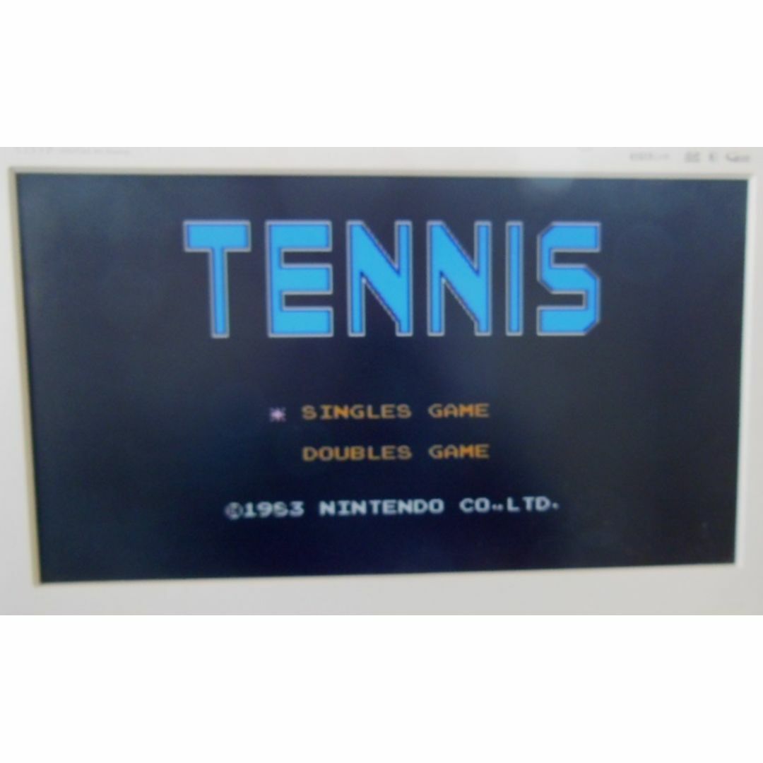 ●ファミコンディスクシステム「テニス」(説明書・ディスク付)[#507] エンタメ/ホビーのゲームソフト/ゲーム機本体(家庭用ゲームソフト)の商品写真