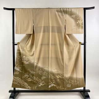 訪問着 身丈154.5cm 裄丈63.5cm 正絹 美品 秀品 【中古】(着物)