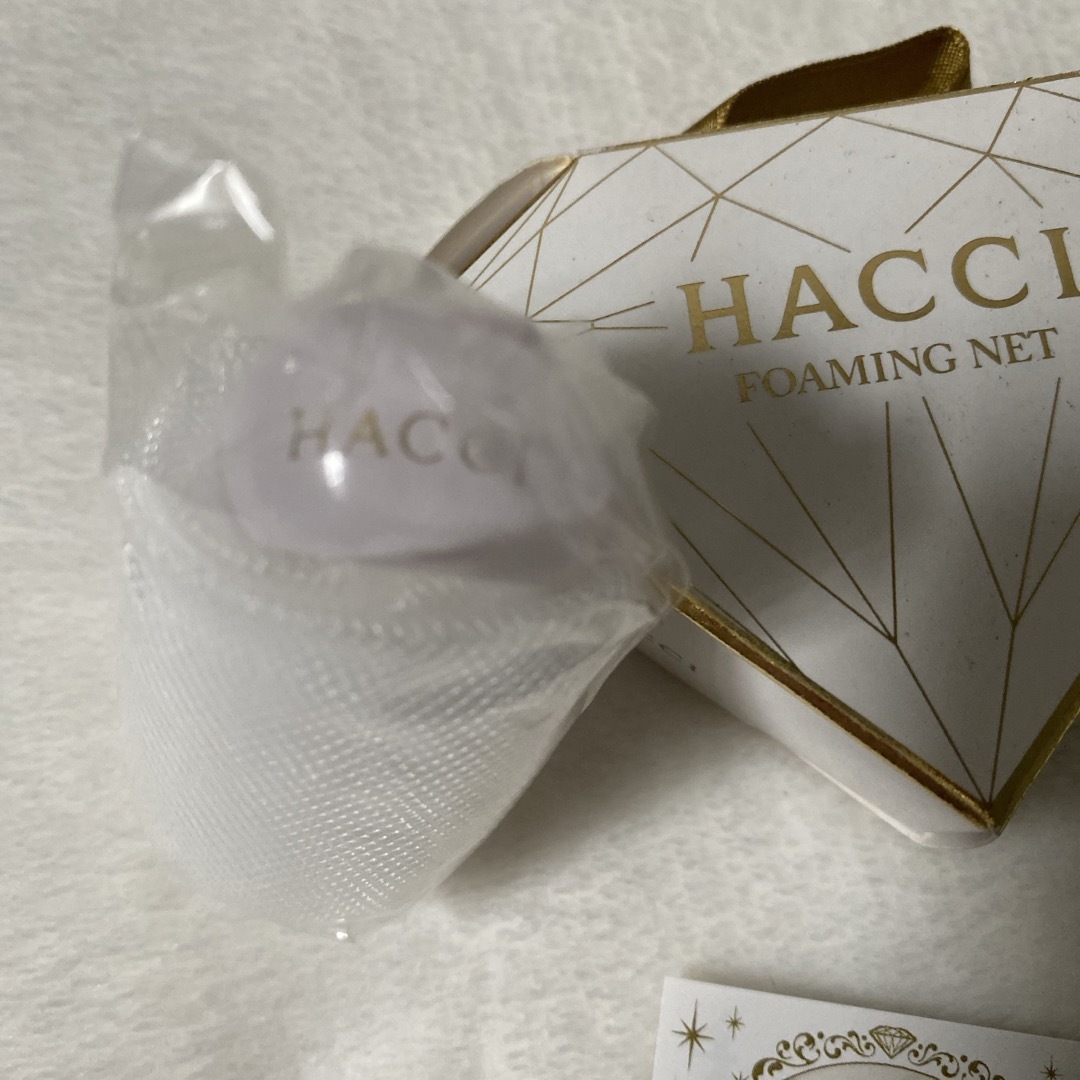 HACCI(ハッチ)のHACCI 泡立てネット コスメ/美容のスキンケア/基礎化粧品(洗顔ネット/泡立て小物)の商品写真