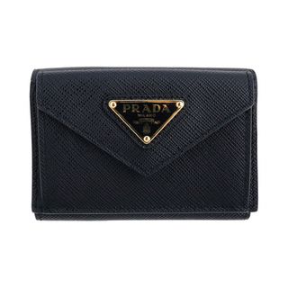 プラダ(PRADA)のプラダ 三つ折り財布 1MH021 QHH F0002 NERO ネロ ブラック(財布)