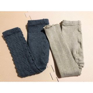 ユニクロ(UNIQLO)のユニクロキッズニットレギンス2枚セット(パンツ/スパッツ)