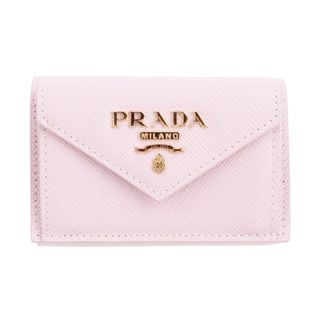 プラダ(PRADA)のプラダ 三つ折り財布 1MH021 QWA F0505 PEONIA ペオニア(財布)