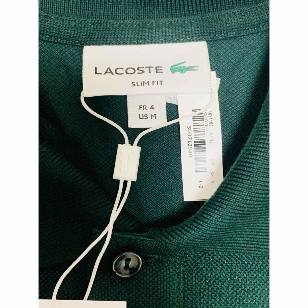 LACOSTE(ラコステ)の新品Lacoste ラコステ スリムフィット半袖 アメリカMサイズ 日本未発売  メンズのトップス(ポロシャツ)の商品写真