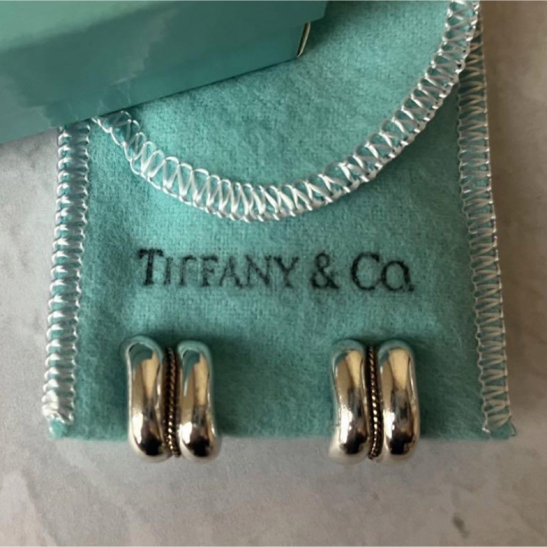 Tiffany & Co.(ティファニー)のTIFFANY&Co. 希少品ブランドbox.袋付きsilver925イヤリング レディースのアクセサリー(イヤリング)の商品写真