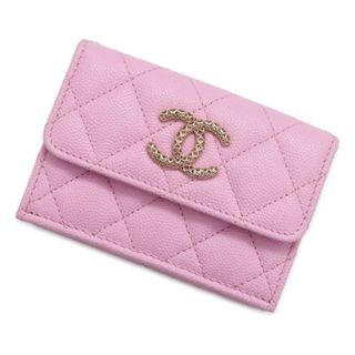 シャネル(CHANEL)のシャネル 三つ折り財布 スモールフラップウォレット マトラッセ ココマーク AP3182 CHANEL 財布(財布)