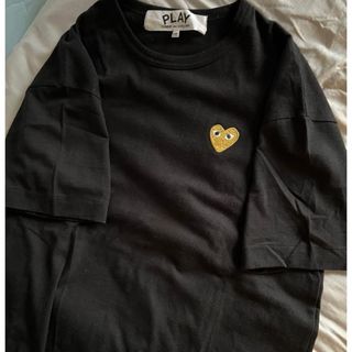 コムデギャルソン(COMME des GARCONS)の【入手困難】コムデギャルソン☆Tシャツ XXL 刺繍ロゴ ハートロゴ(Tシャツ/カットソー(半袖/袖なし))