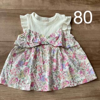 petit main - プティマイン　トップス　80 女の子