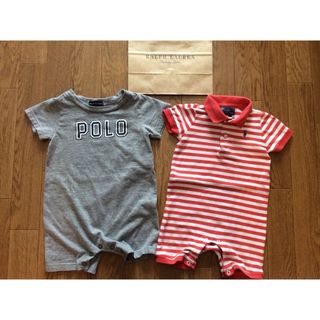 POLO RALPH LAUREN - ラルフローレンPOLOロゴポニー刺繍入りTシャツポロシャツロンパース2枚セット