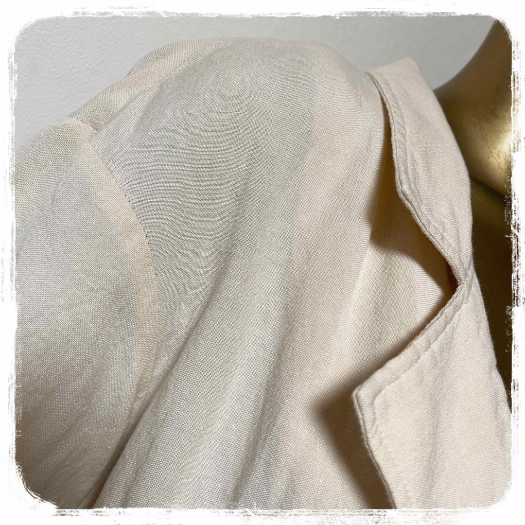 REDYAZEL(レディアゼル)のREDYAZEL ♥ シンプル リネン混 ゆったり 薄手ジャケット レディースのジャケット/アウター(テーラードジャケット)の商品写真