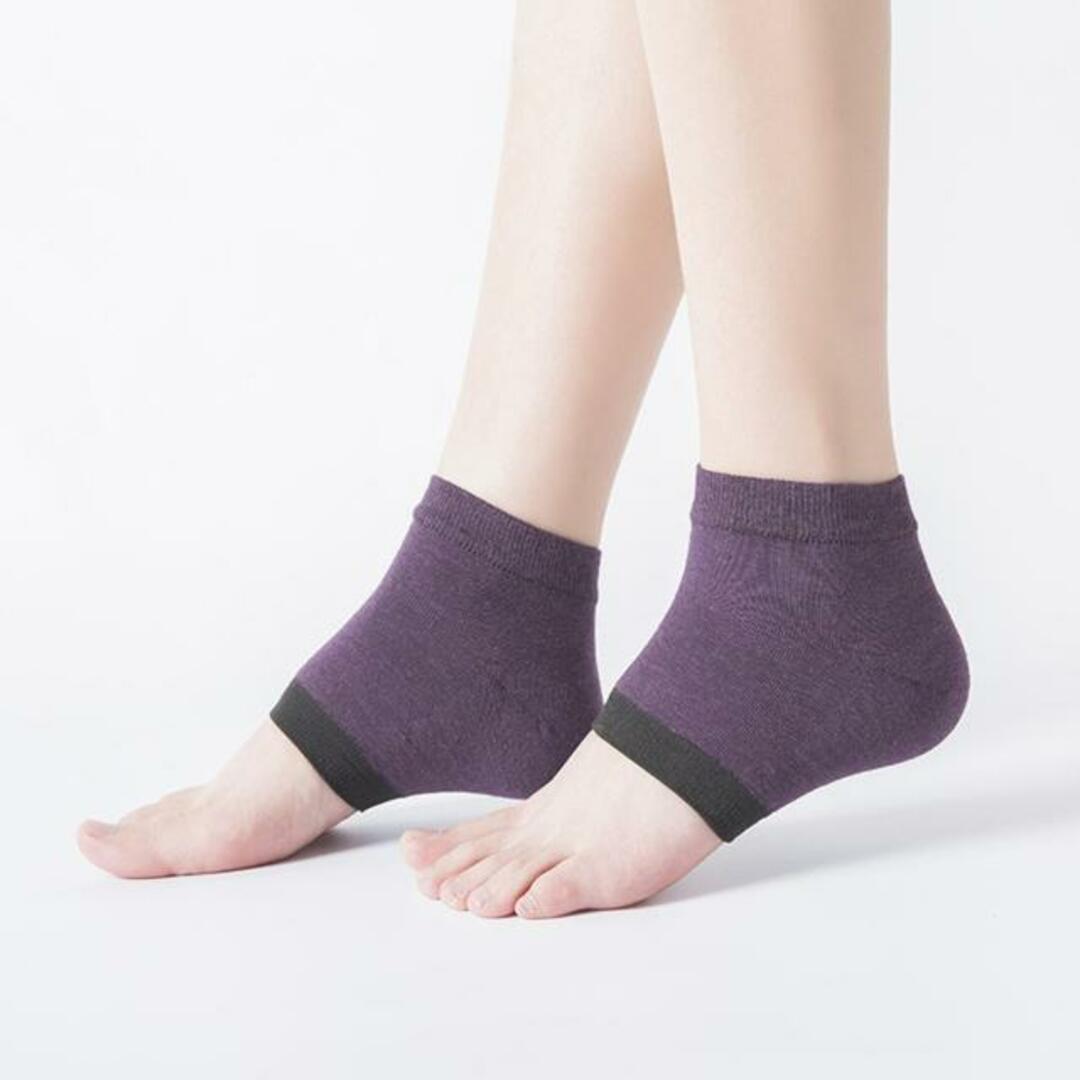 【並行輸入】かかとケア 靴下 2足セット sock11 コスメ/美容のボディケア(フットケア)の商品写真