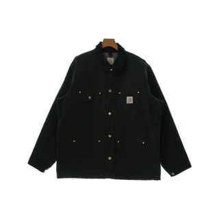 カーハート(carhartt)のCarhartt カーハート カバーオール L 黒 【古着】【中古】(カバーオール)