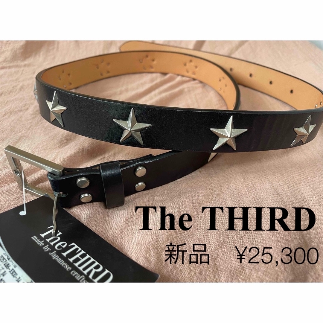 BARNEYS NEW YORK(バーニーズニューヨーク)のThe THIRDベルト　メンズ　レディース34インチ　星 メンズのファッション小物(ベルト)の商品写真