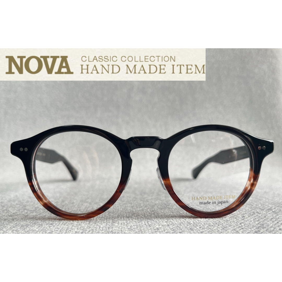 送料無料 新品未使用 NOVA ノヴァ ボストン メガネ H4029-2 送料無料 新品未使用 NOVA ノヴァ ボストン メガネ H4029-2