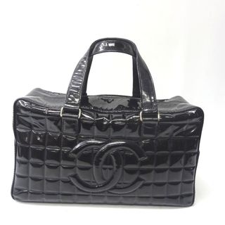 シャネル(CHANEL)のシャネル ハンドバッグ
 エナメル チョコバー Ft1168521 中古(ボストンバッグ)