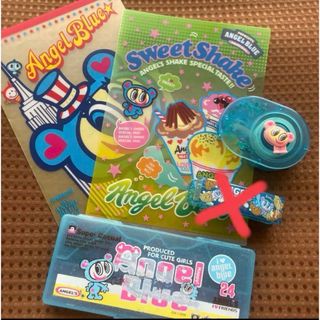 angelblue - エンジェルブルー 文具セット クリアファイル テープカッター 定規