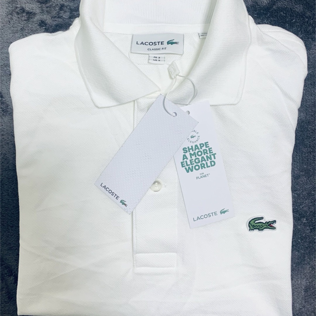 LACOSTE(ラコステ)の新品Lacoste ラコステクラシックフィット半袖 アメリカ S 日本未発売  メンズのトップス(ポロシャツ)の商品写真