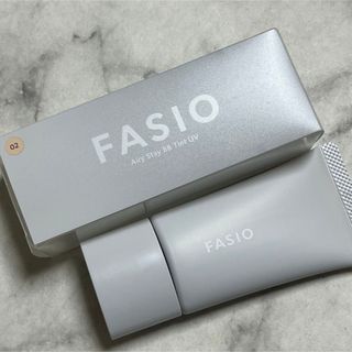 ファシオ(Fasio)のFASIO ファシオ　エアリーステイ　BB ティント　UV 02 ライトベージュ(BBクリーム)