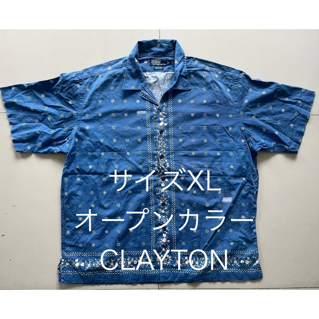 POLO RALPH LAUREN(ポロラルフローレン)のポロラルフローレン/シャツ/開襟/オープンカラー/XL/CLAYTON/総柄 メンズのトップス(シャツ)の商品写真