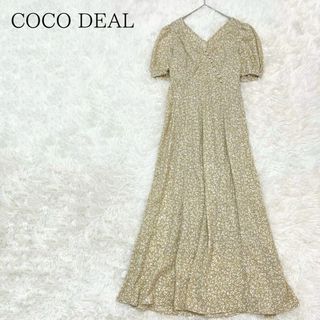 COCO DEAL - COCODEAL ココディール リトルフラワーシルエットカシュクールワンピース