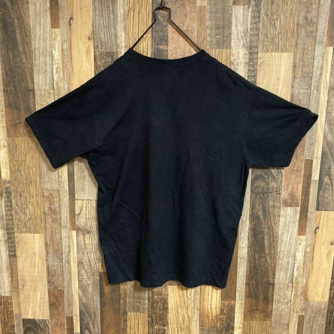 ギルダン プリント Tシャツ 乗馬 馬 ホース アニマル USA古着 半袖 黒 メンズのトップス(Tシャツ/カットソー(半袖/袖なし))の商品写真