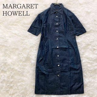 MARGARET HOWELL - MARGARET HOWELL マーガレットハウエル デニムシャツワンピース