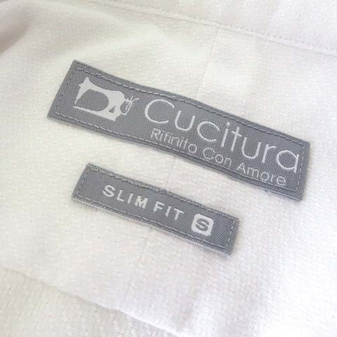 other(アザー)のCucitura シャツ ワイシャツ イージーアイロン ボタンダウン長袖 S 白 メンズのトップス(シャツ)の商品写真