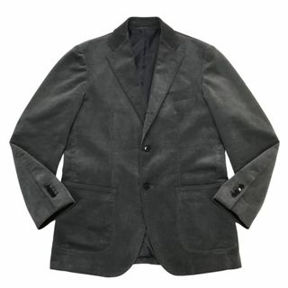 リングヂャケット(RING JACKET)のRING JACKET リングヂャケット ベロアジャケット グレー Mサイズ(テーラードジャケット)