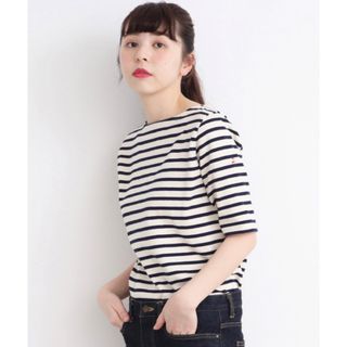 チャイルドウーマン(CHILD WOMAN)のCHILD WOMAN フレンチジャージーボートネック半袖プルオーバー(Tシャツ(半袖/袖なし))