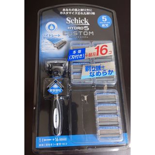 シック(Schick)のシック ハイドロ5カスタム 本体(刃付き)+替え刃12個セット(メンズシェーバー)