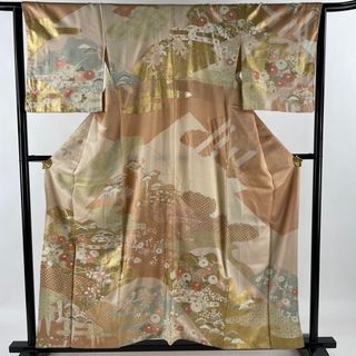 訪問着 身丈156cm 裄丈64cm 正絹 秀品 【中古】(着物)