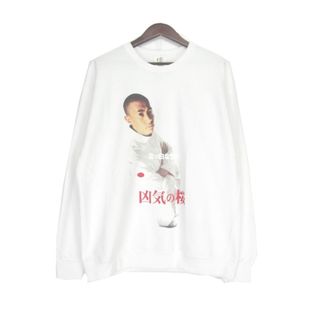 ワコマリア(WACKO MARIA)のワコマリア WACKO MARIA ■ 【 KYOKI NO SAKURA CREW NACK SWEAT 】 狂気の桜 フォト プリント クルーネック スウェット トレーナー w18597(スウェット)