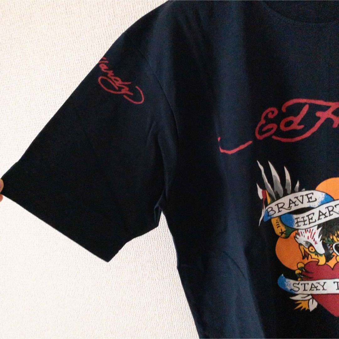 Ed Hardy(エドハーディー)の【新品タグ付き】エドハーディ Tシャツ 半袖 M メンズ ネイビー イーグル メンズのトップス(Tシャツ/カットソー(半袖/袖なし))の商品写真