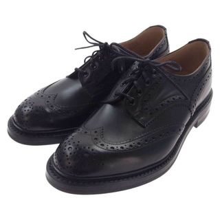 Trickers - Tricker's トリッカーズ ドレスシューズ M5633 BOURTON バートン ウィングチップ カントリー ダイナイトソール ブラック系 8【極上美品】【中古】