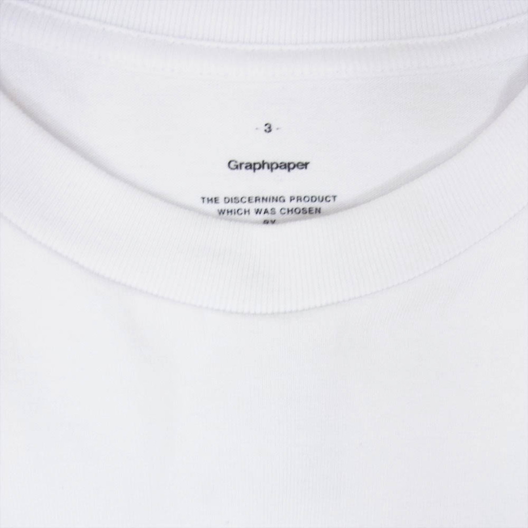 GRAPHPAPER グラフペーパー 2-Pack Crew Neck Tee 2パック クルーネック 半袖Tシャツ 2枚セット ホワイト系 3【中古】 メンズのトップス(シャツ)の商品写真