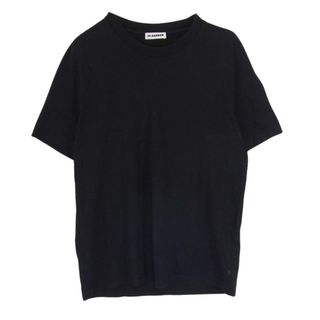 Jil Sander - JIL SANDER ジルサンダー J21GC0004 国内正規品 天竺ボディ クルーネック 半袖 Tシャツ ブラック系 L【中古】