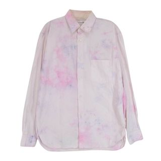 コムデギャルソン(COMME des GARCONS)のCOMME des GARCONS コムデギャルソン W17010  SHIRT シャツ ムラ染めシャツ 長袖シャツ ピンク系 XS【中古】(シャツ)