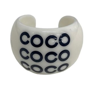 シャネル(CHANEL)の[USED/中古]CHANEL シャネル リング・指輪 ココマーク coco アクリル ホワイト 01P ＃14 ホワイト ブラック 中古 tdc-000831-4c(リング(指輪))