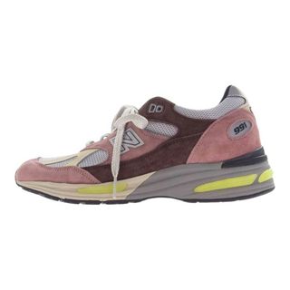 ニューバランス(New Balance)のNEW BALANCE ニューバランス スニーカー U991MG2 イングランド製 991V2 Rosewood ローズウッド ローカットスニーカー マルチカラー系 あずき色系 26.5cm【新古品】【未使用】【中古】(スニーカー)