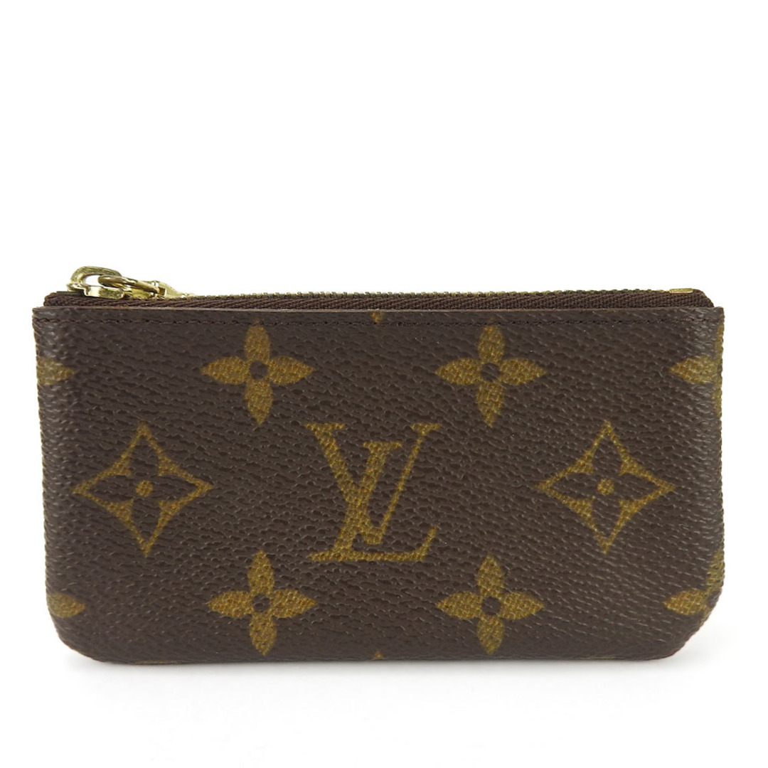 LOUIS VUITTON(ルイヴィトン)の【中古】 ルイ・ヴィトン コインケース ポシェット・クレ M62650 モノグラムキャンバス ブラウン ゴールド金具 コンパクト 小物入れ レディース メンズ LOUIS VUITTON レディースのファッション小物(コインケース)の商品写真