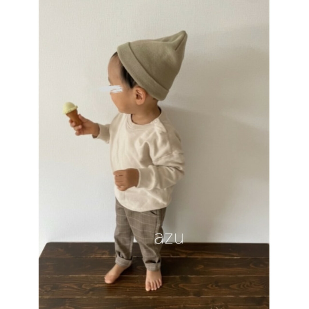 キッズ 子供 スーツ 100 セットアップ フォーマル お洒落 かっこいい 茶 キッズ/ベビー/マタニティのキッズ服男の子用(90cm~)(ドレス/フォーマル)の商品写真