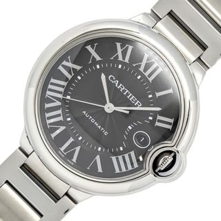 カルティエ(Cartier)の　カルティエ Cartier バロンブルー ドゥ カルティエ ＬＭ W6920042 ブラック ステンレススチール 自動巻き メンズ 腕時計(その他)