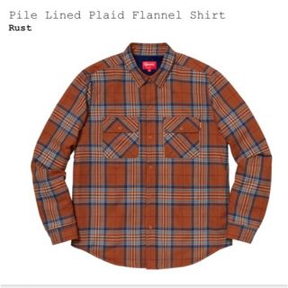 シュプリーム(Supreme)のSupreme Pile Lined Plaid Flannel Shirt M(シャツ)